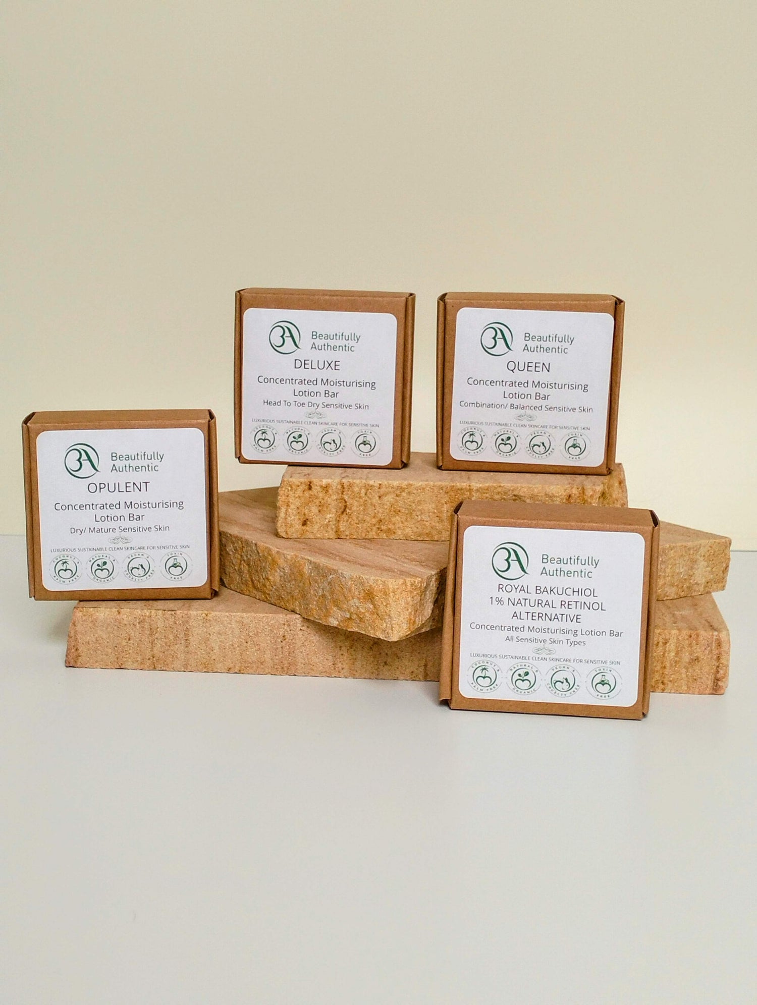 Beautifully Authentic | Solid lotion bar| Concentrated skincare