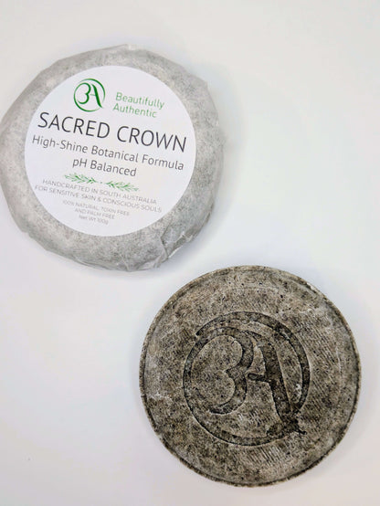 NEW! Sacred Crown Botanical Shine Shampoo Bar - For Sensitive Scalps