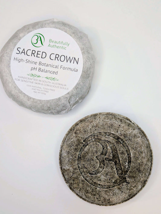 NEW! Sacred Crown Botanical Shine Shampoo Bar - For Sensitive Scalps