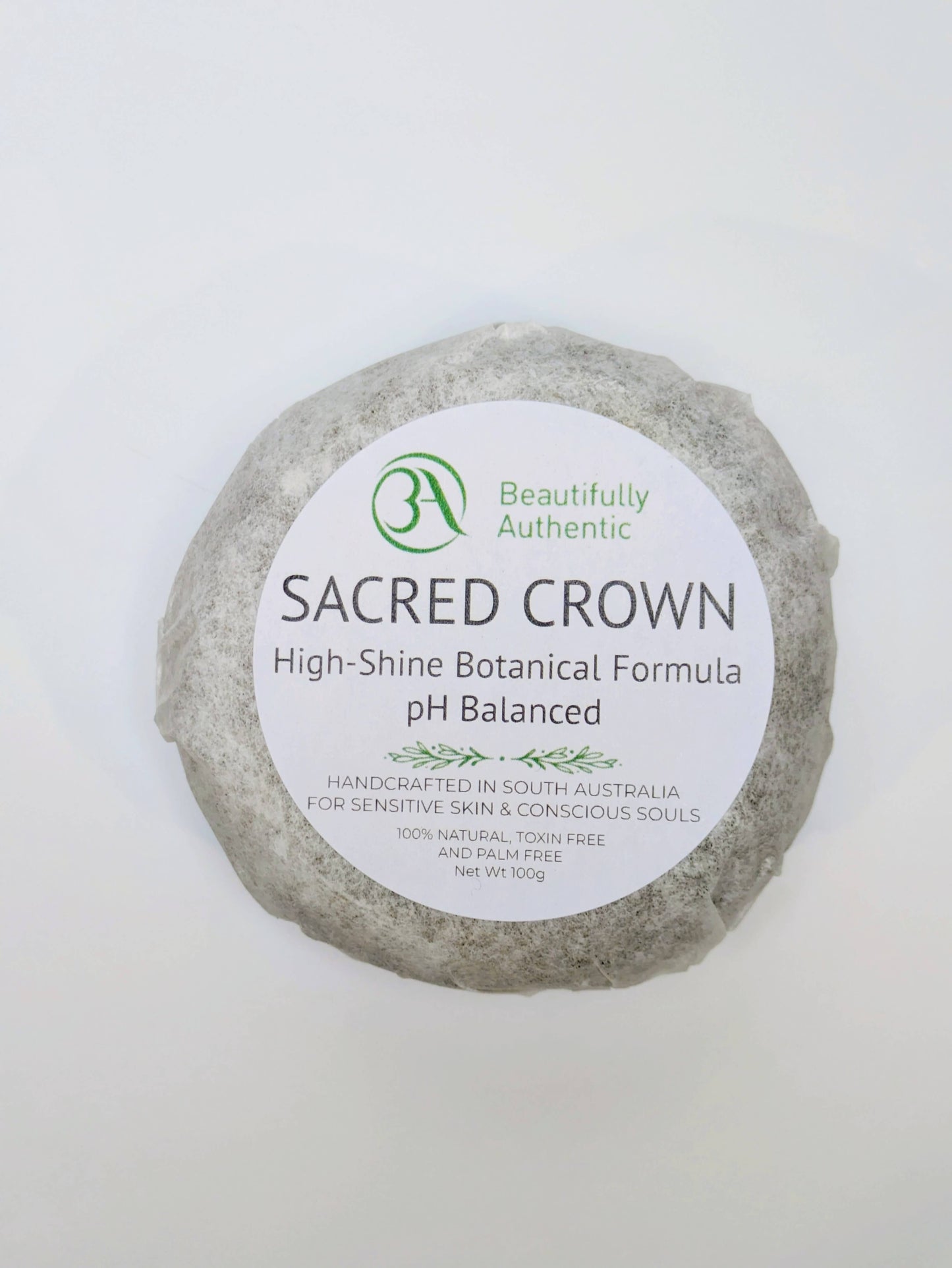 NEW! Sacred Crown Botanical Shine Shampoo Bar - For Sensitive Scalps