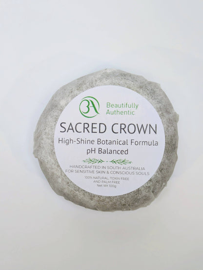 NEW! Sacred Crown Botanical Shine Shampoo Bar - For Sensitive Scalps
